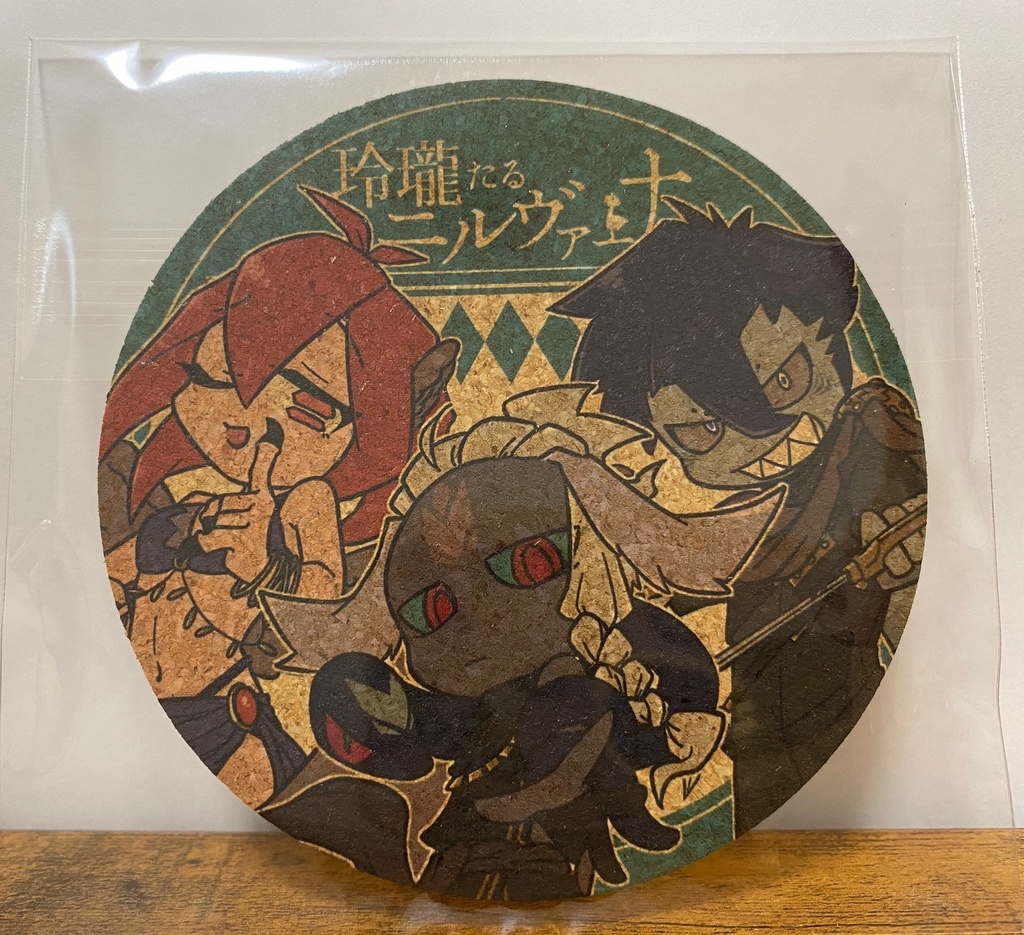 デフォルメコルクコースター