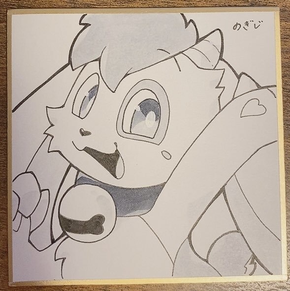 BBU原画色紙（豆サイズ）