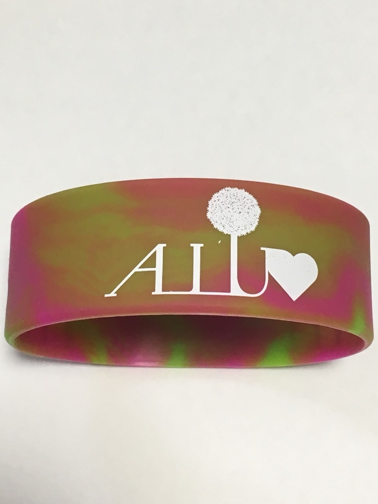 ALLIUM オリジナルラバーバンド【白】