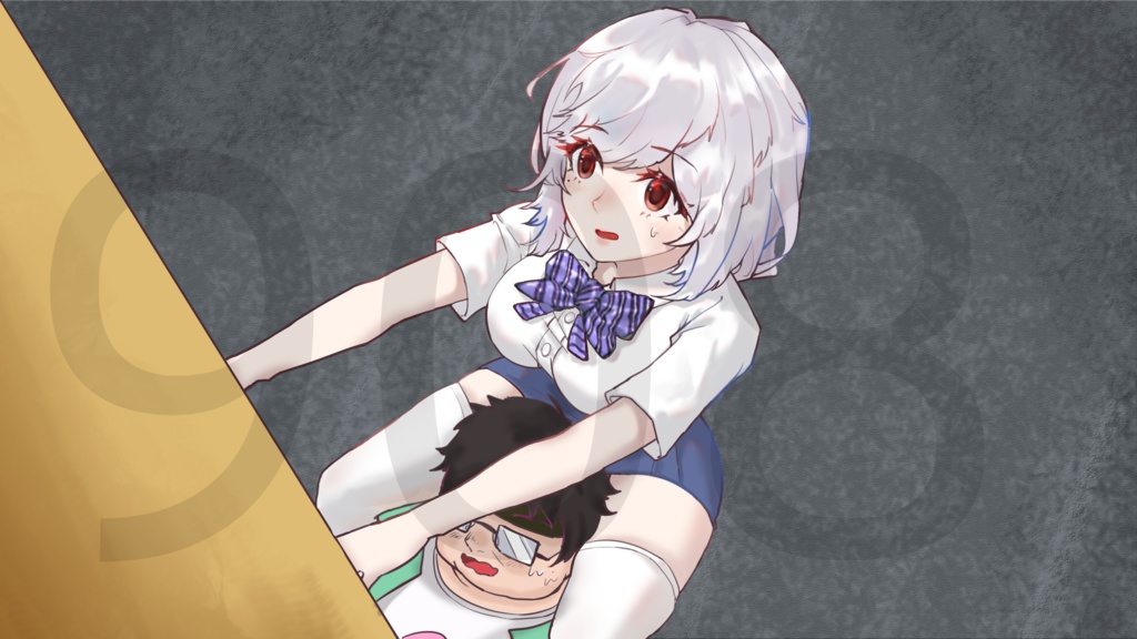 立绘CG插画素材_3 (男女合影，PSD文件)