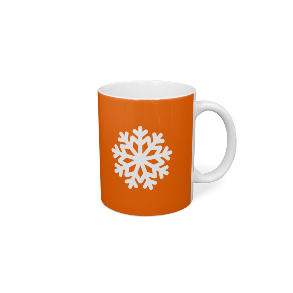 SNOW!SNOW!マグカップ (オレンジ)