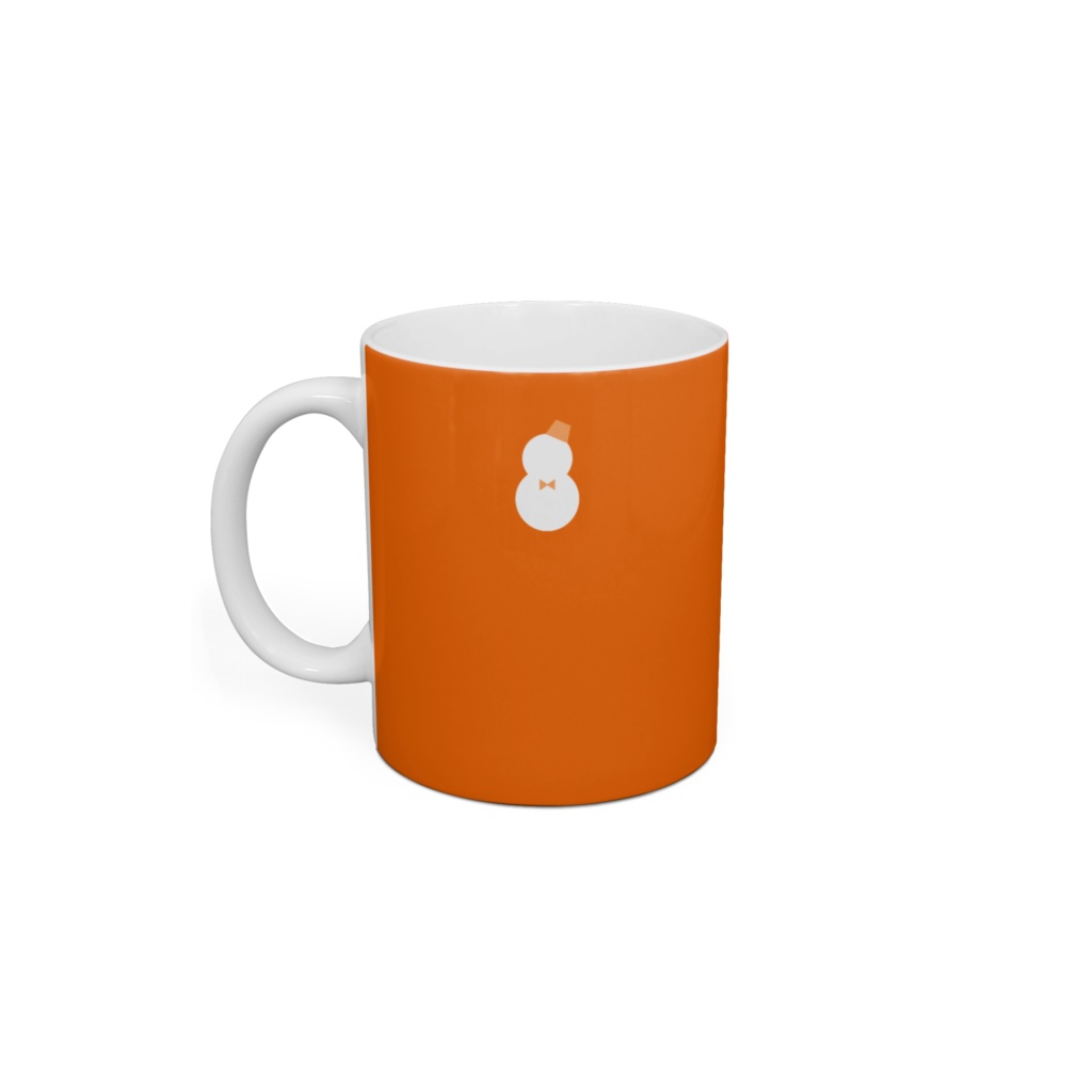 SNOW!SNOW!マグカップ (オレンジ)