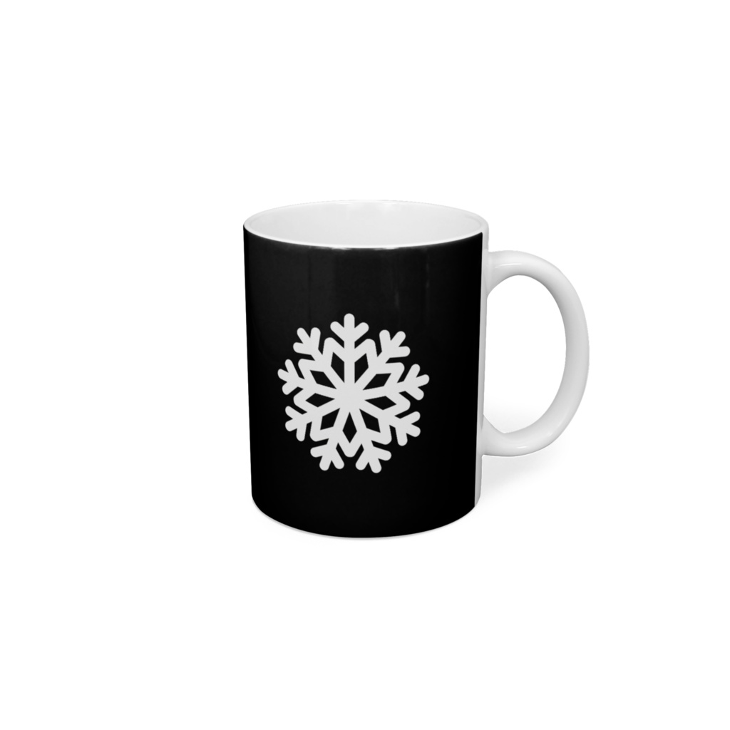 SNOW!SNOW!マグカップ (黒)