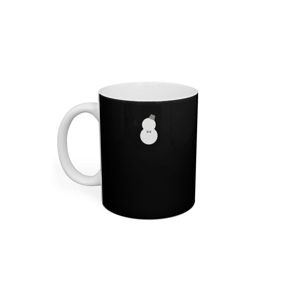 SNOW!SNOW!マグカップ (黒)