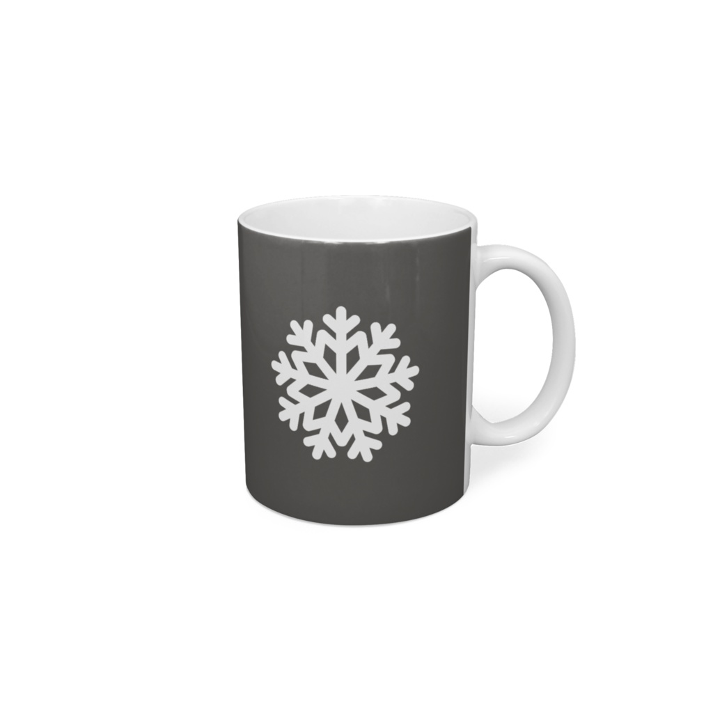SNOW!SNOW!マグカップ パステル(黒)