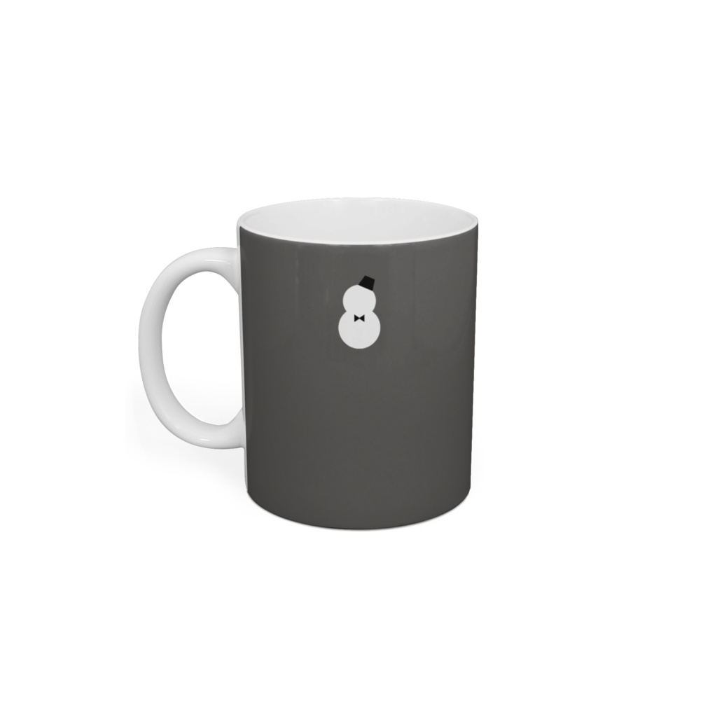 SNOW!SNOW!マグカップ パステル(黒)