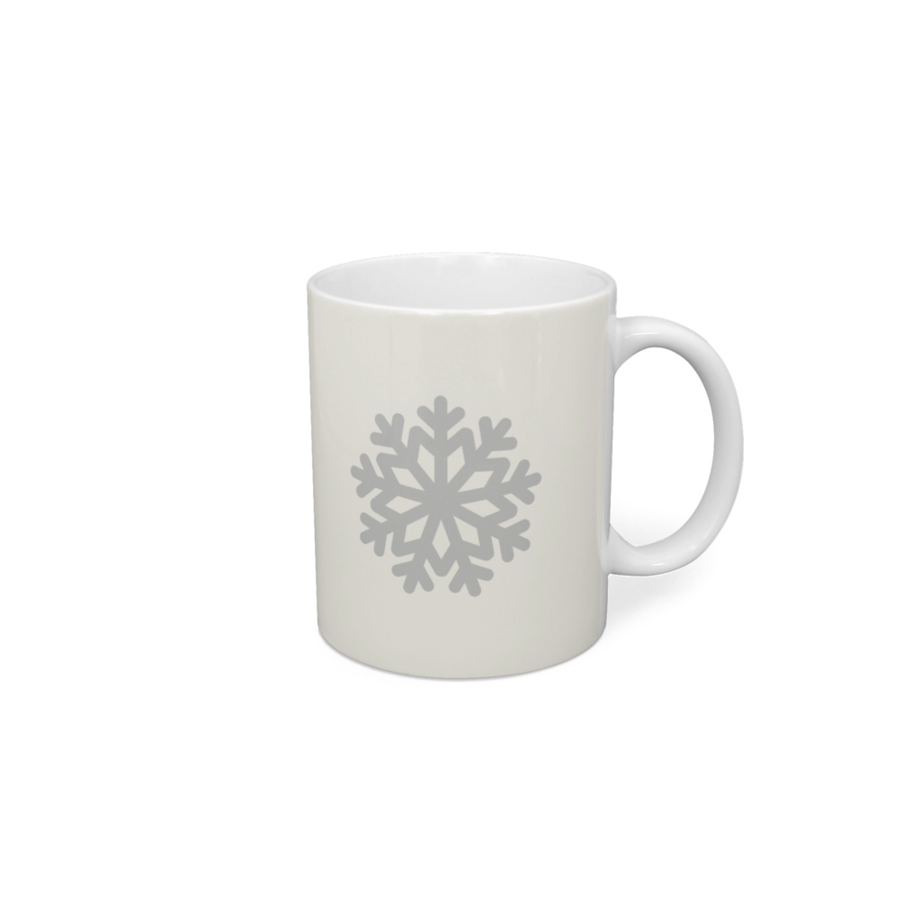 SNOW!SNOW!マグカップ パステル(白)