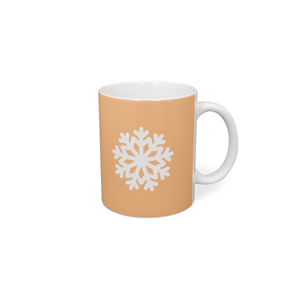 SNOW!SNOW!マグカップ パステル(オレンジ)