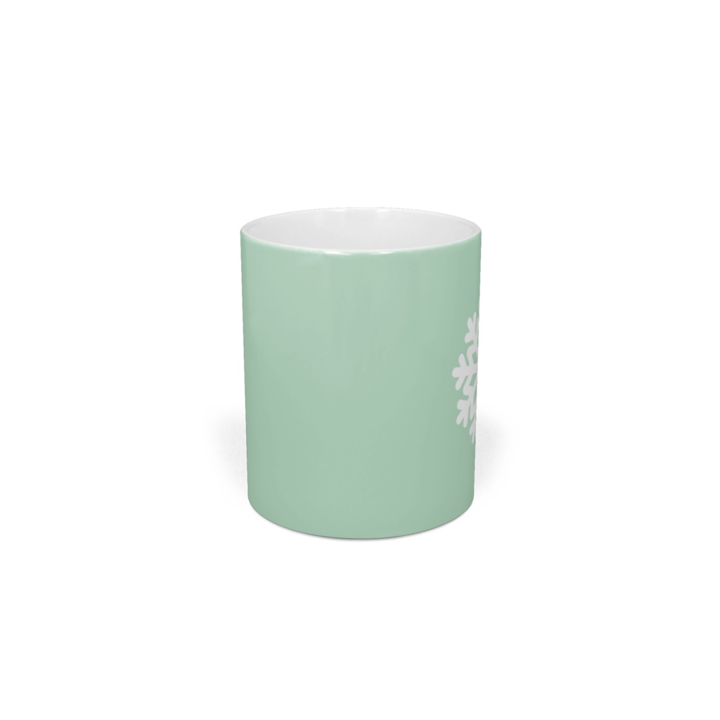 SNOW!SNOW!マグカップ パステル(緑)