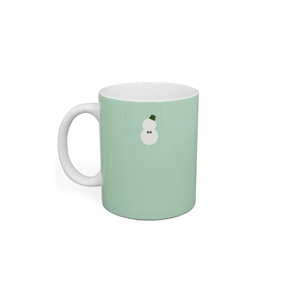 SNOW!SNOW!マグカップ パステル(緑)