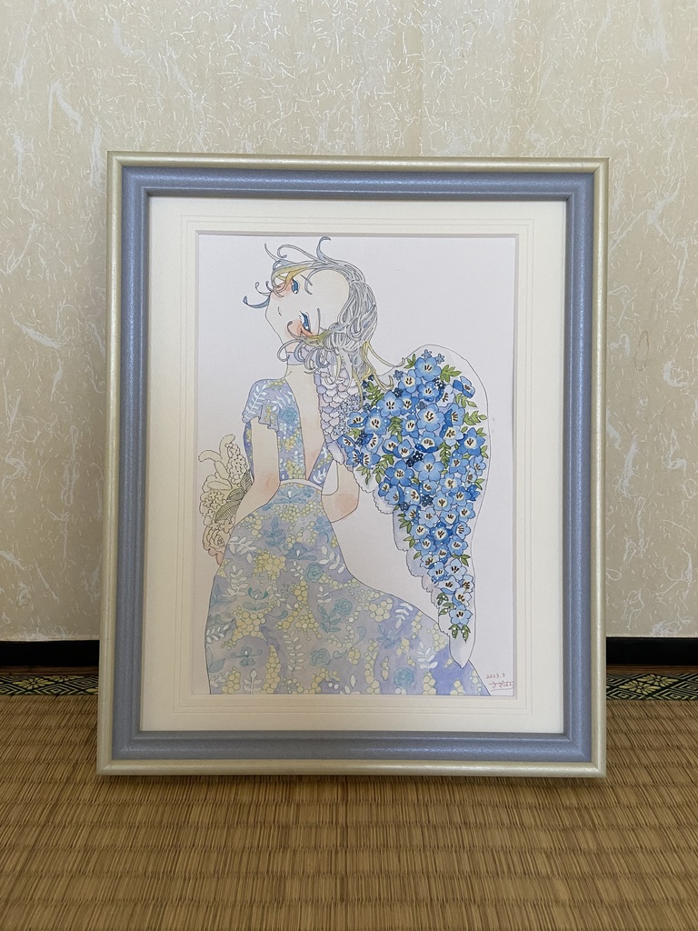 額装原画『可憐』
