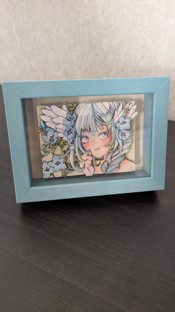 コラボ作品『青い花』