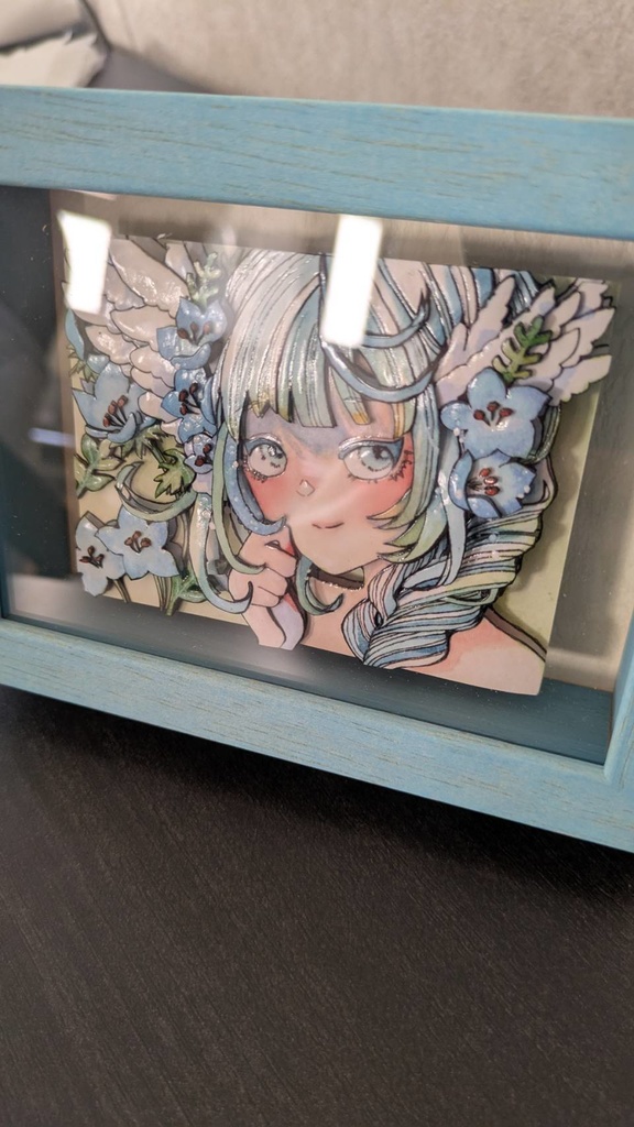 コラボ作品『青い花』