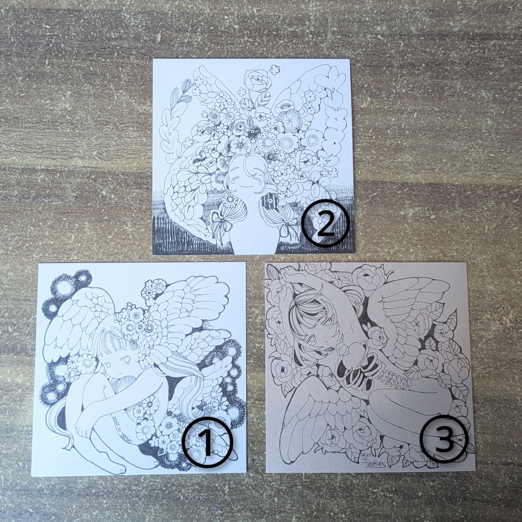 【正方形原画】3種類