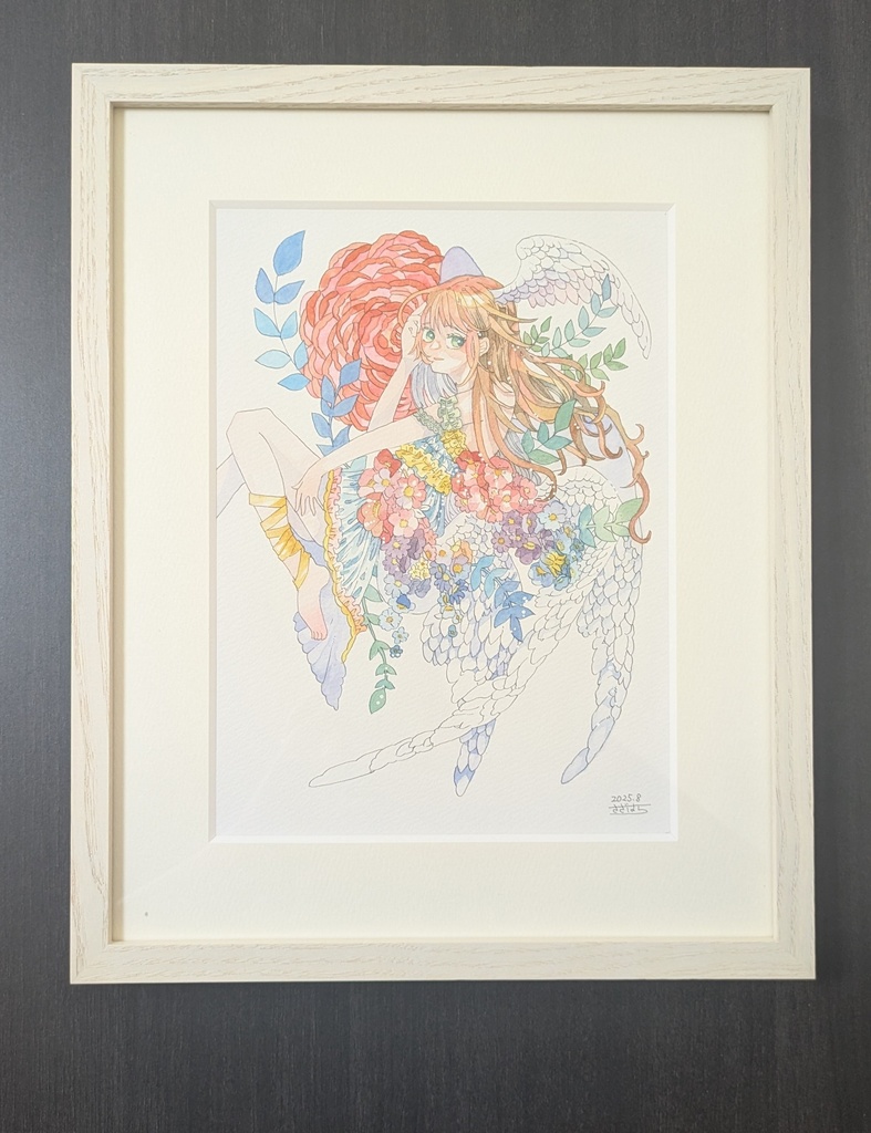 額装原画『瞳に魅せられて』