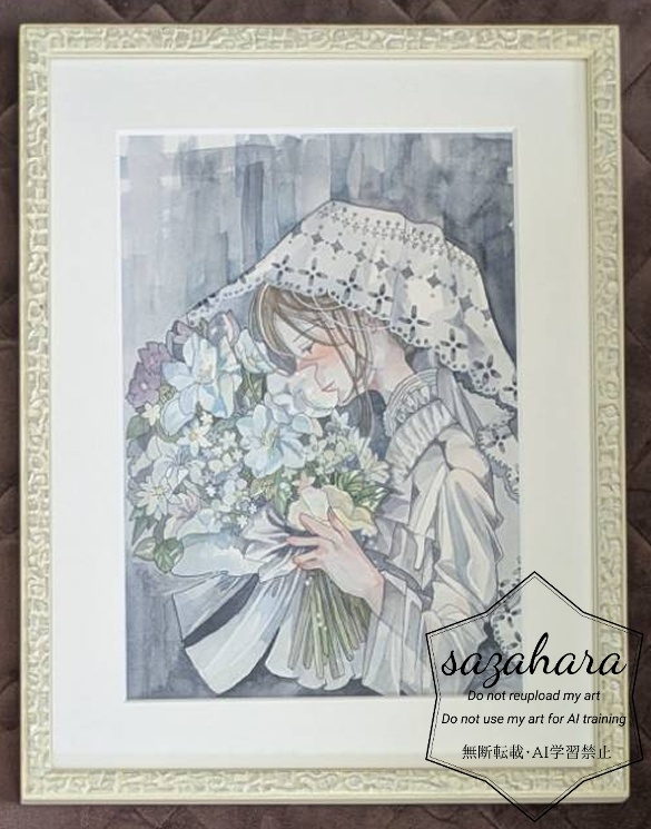 額装原画『誓い』