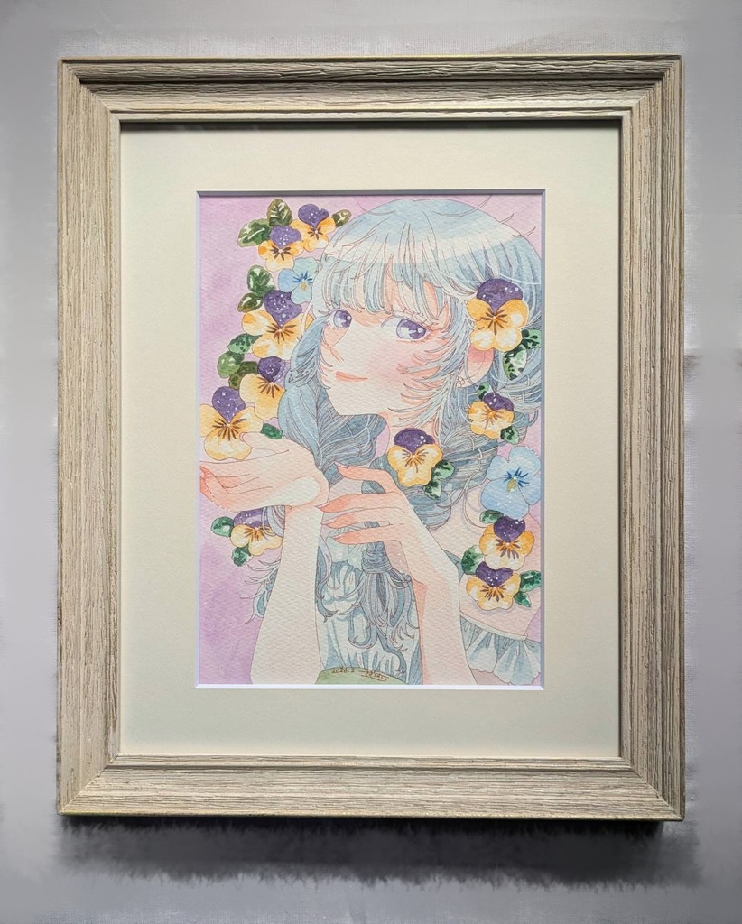 額装原画『ビオラ』