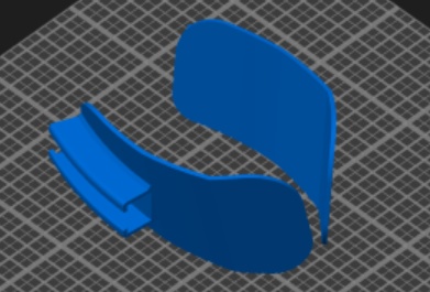 【3Dデータ】HTC VIVE XR Elite 側圧分散アタッチメント (type-A)
