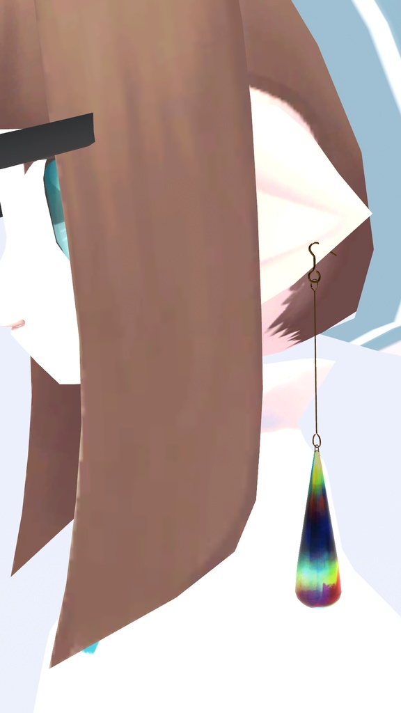 【揺れる!】幻想的な夜のしずくピアス