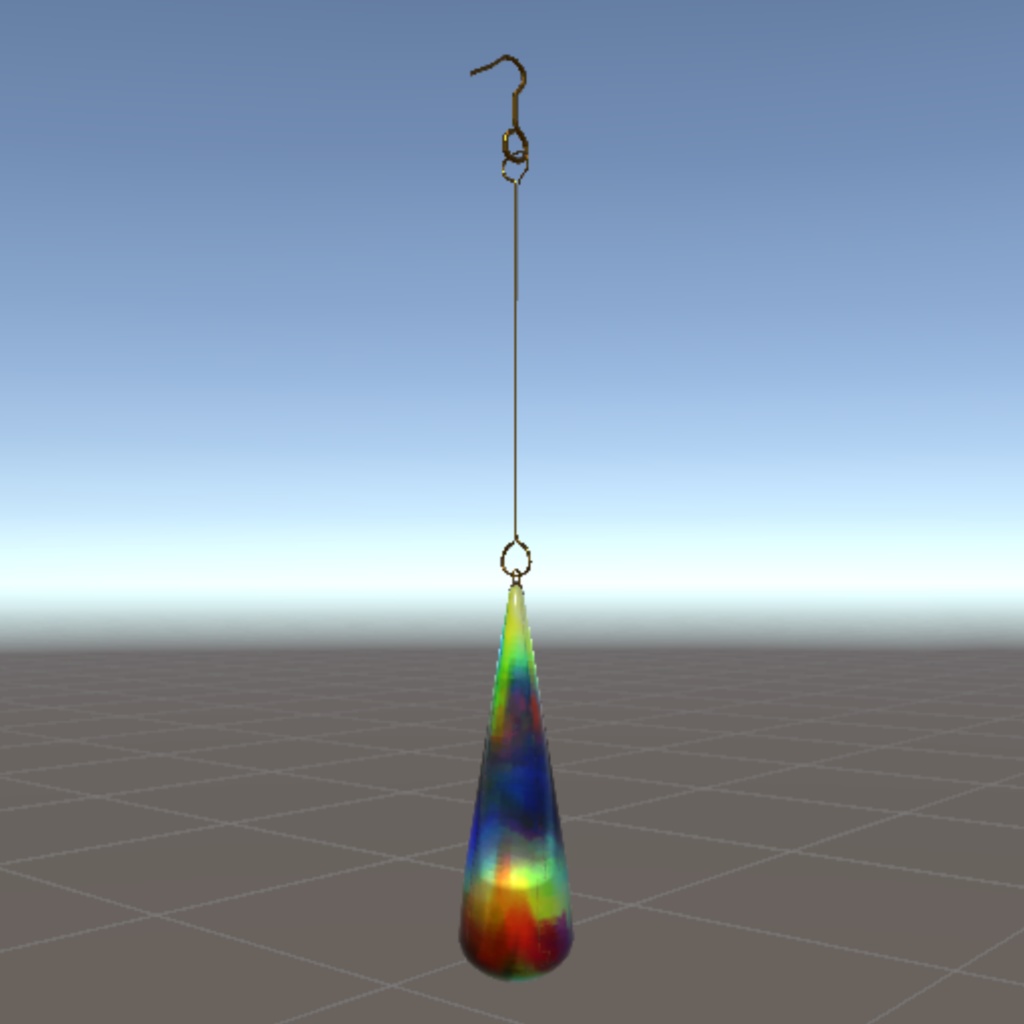 【揺れる!】幻想的な夜のしずくピアス