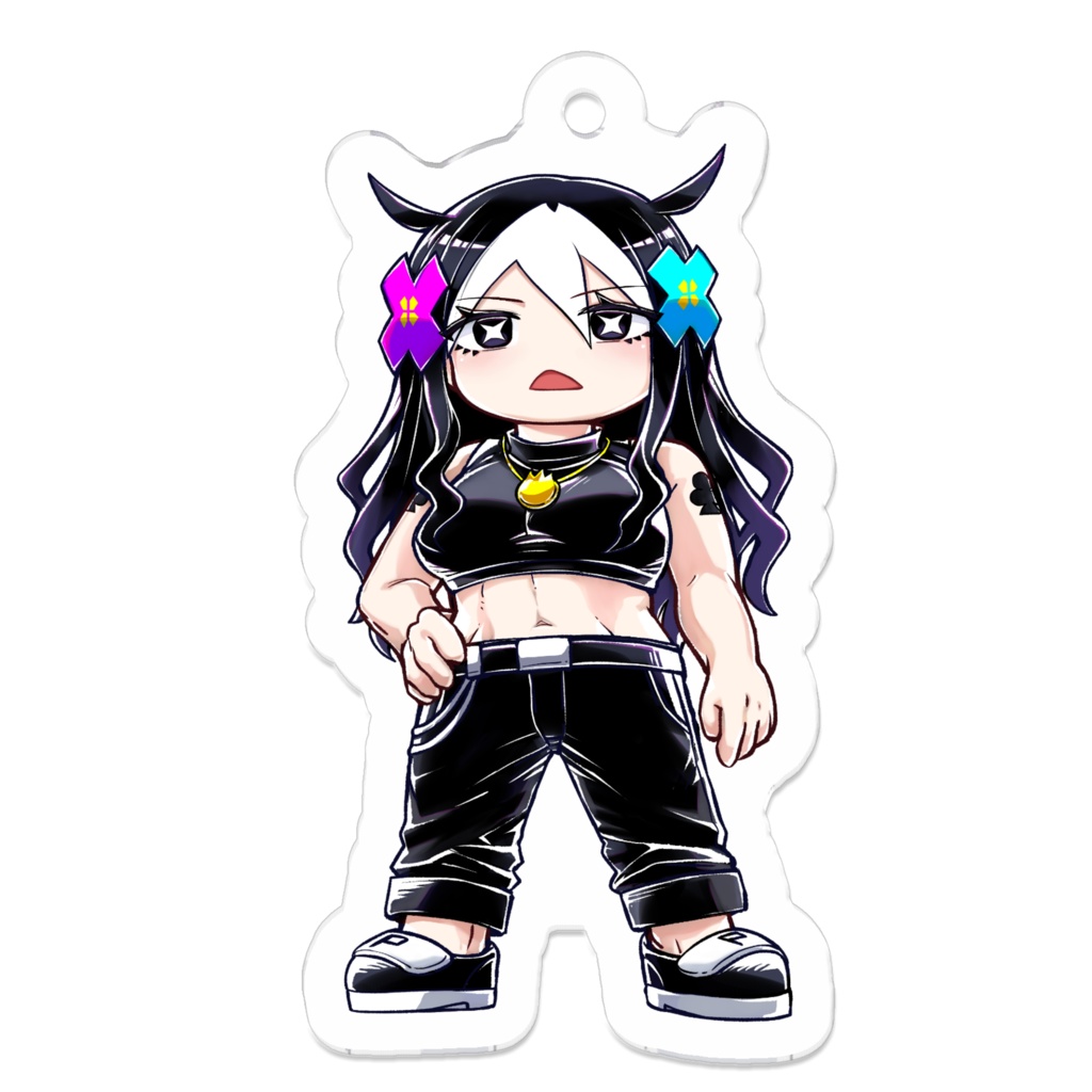 モノチプロジェクト応援アクリルキーホルダー - クロバ