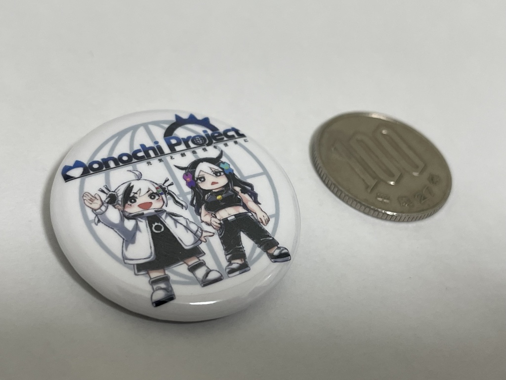 モノチプロジェクト応援缶バッジ - モノチプロジェクト
