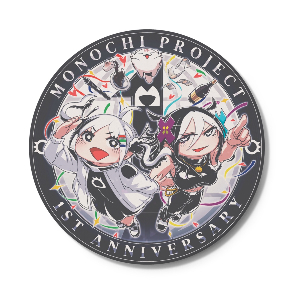 モノチプロジェクト1周年記念コースター(期間限定)