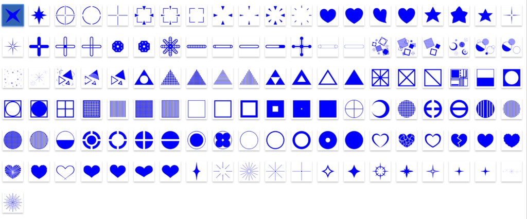 【高解像度・改変可・商用可】ベース素材_ブルーシェイプ100【#1】