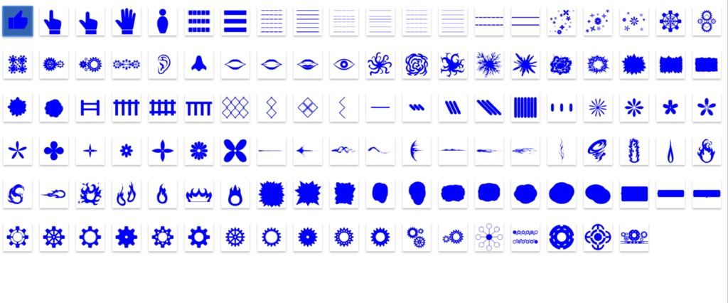 【高解像度・改変可・商用可】ベース素材_ブルーシェイプ100【#3】