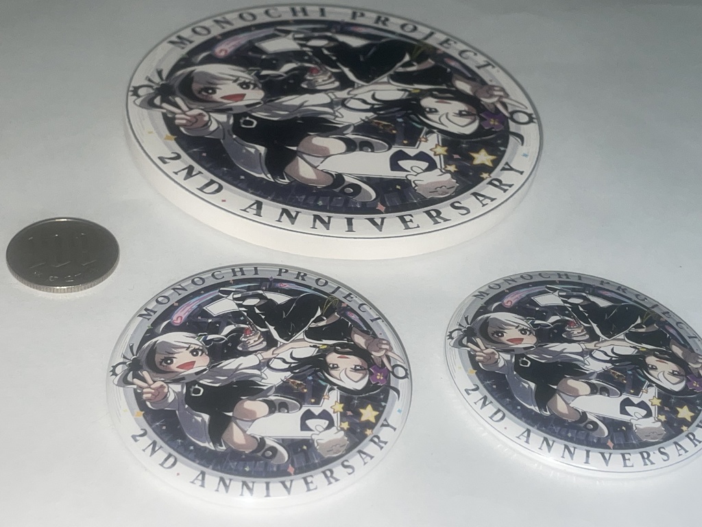 モノチプロジェクト2周年記念缶ミラー(期間限定)