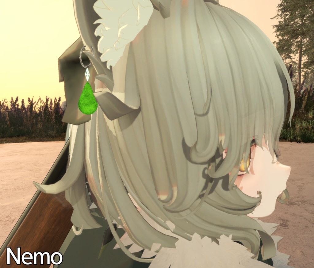 【MA対応】Drops of Elements V1.1(VRC用アクセサリー/ピアス/イヤリング)