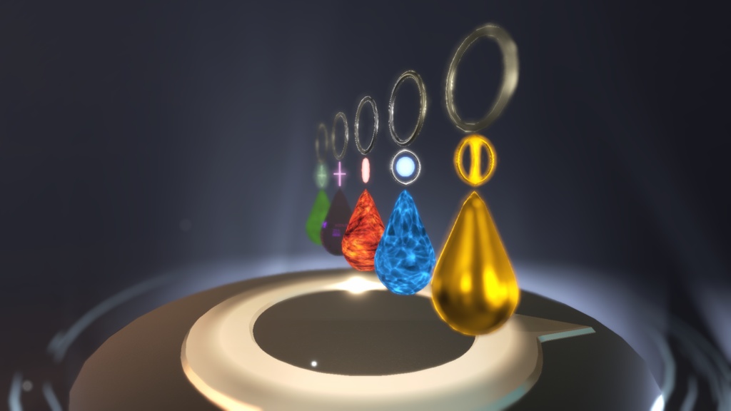 【MA対応】Drops of Elements V1.1(VRC用アクセサリー/ピアス/イヤリング)