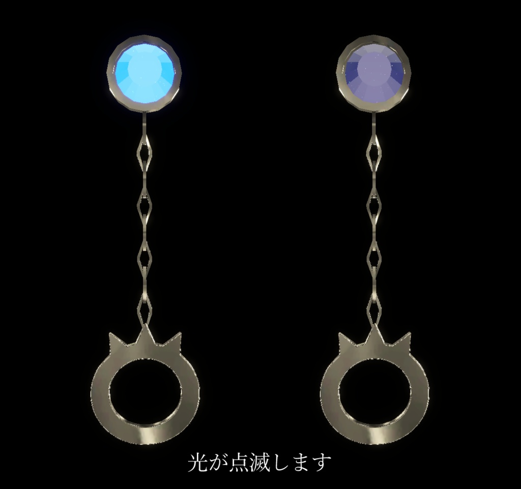【無料+MA対応】MindMark Earrings V1.2(VRC用アクセサリー/ピアス/イヤリング)