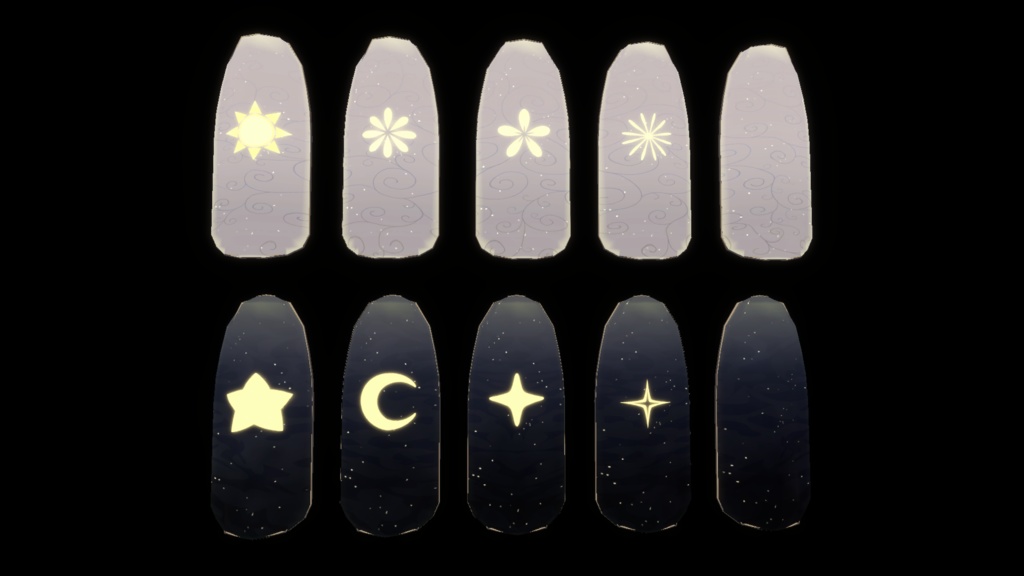 【MA対応】カスタムネイル/Custom Nail V1.1(VRC用アクセサリー/ネイル)