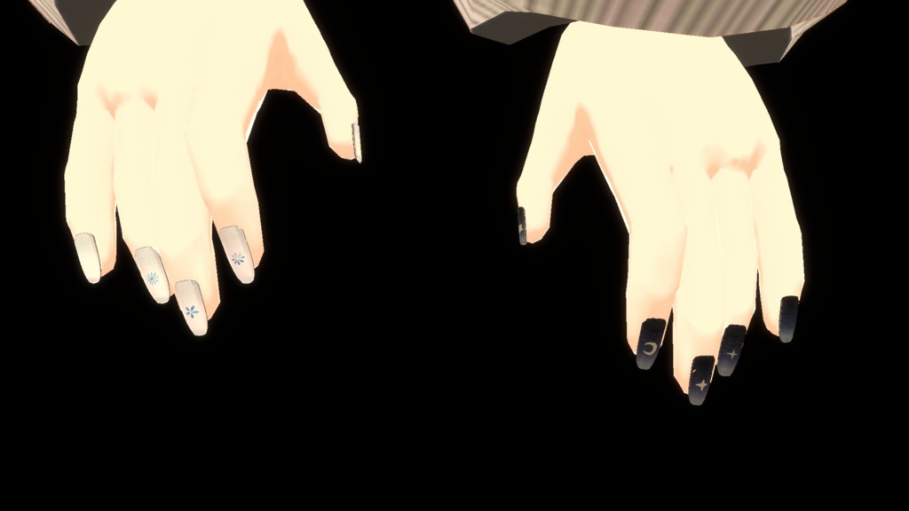 【MA対応】カスタムネイル/Custom Nail V1.1(VRC用アクセサリー/ネイル)