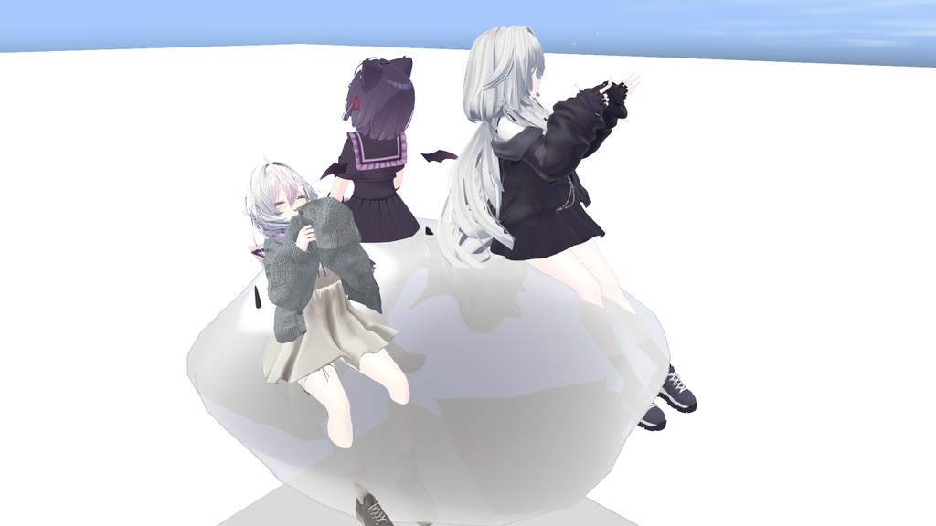 【MA対応】浮遊雲/HoverCloud V1.2(VRC用ギミック/乗り物/飛行)