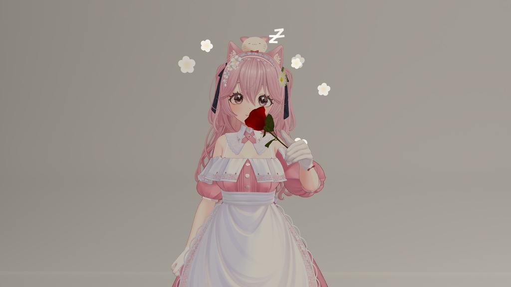 【MA対応】花束と花飾り/FlowerPack V1.1(VRC用衣装/アクセサリー/小道具)