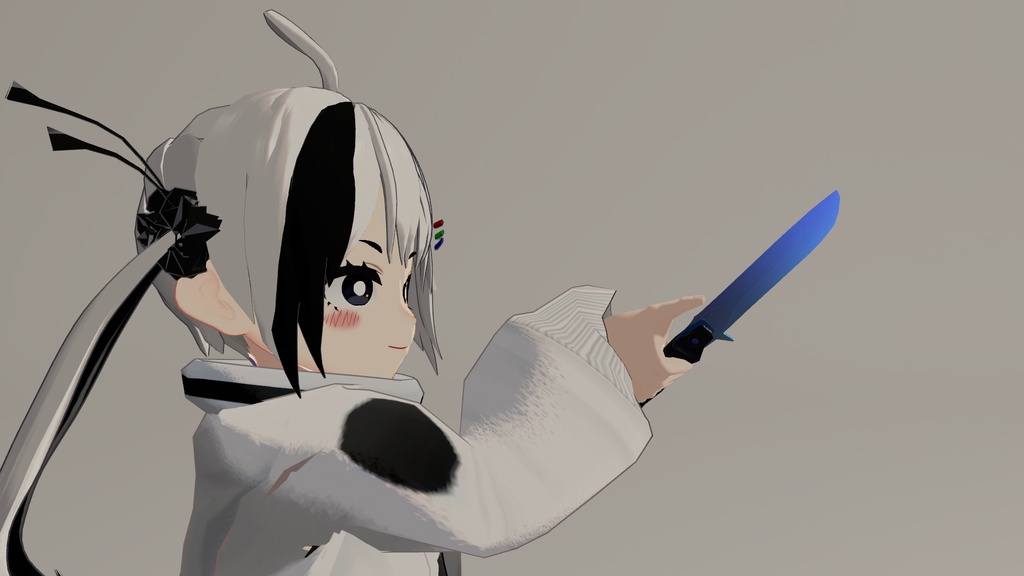 【無料配布中+MA対応】回せるナイフ/SpinningKnife V1.0(VRC用小道具/武器/ギミック)