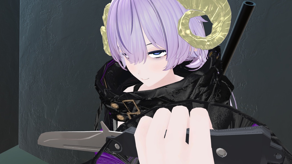 【無料配布中+MA対応】回せるナイフ/SpinningKnife V1.0(VRC用小道具/武器/ギミック)