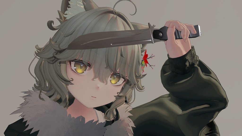 【無料配布中+MA対応】回せるナイフ/SpinningKnife V1.0(VRC用小道具/武器/ギミック)