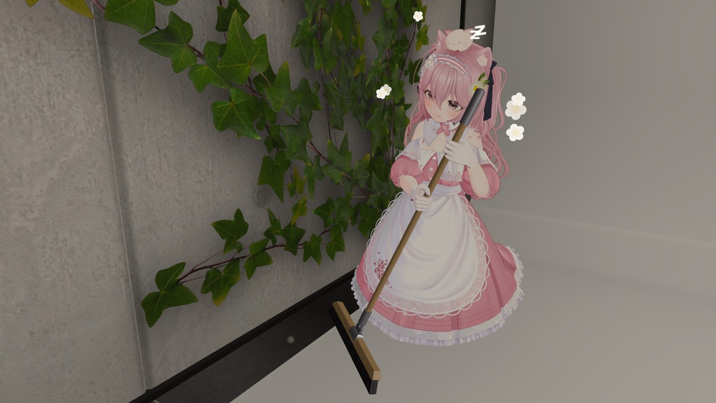 【無料配布中+MA対応】ほうきギミック/BroomPack V1.0(VRC用小道具/衣装/箒)