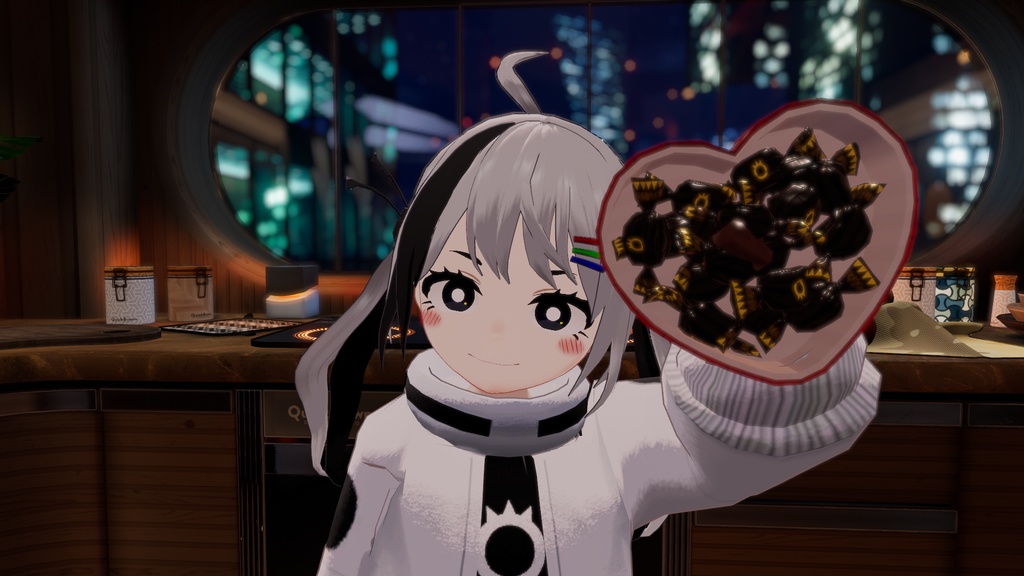 【無料配布中+MA対応】箱菓子ギミック/BoxedSweets V1.0(VRC用小道具/ギミック/バレンタイン)