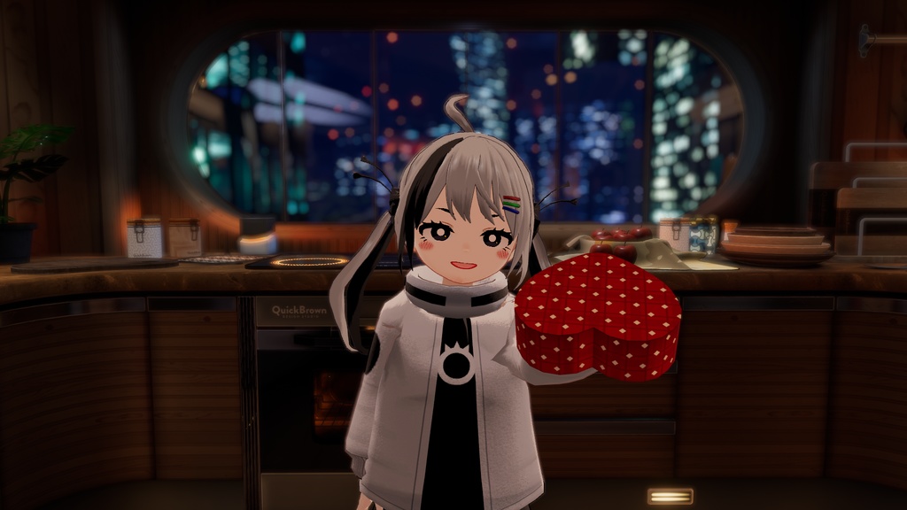 【無料配布中+MA対応】箱菓子ギミック/BoxedSweets V1.0(VRC用小道具/ギミック/バレンタイン)