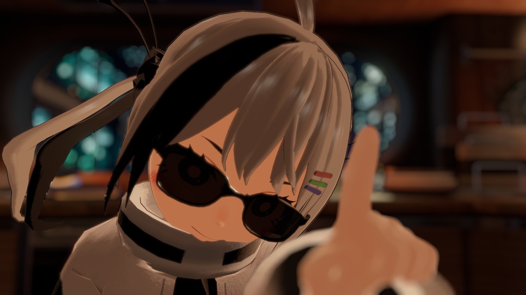 【無料配布中+MA対応】多機能メガネ/WearGlasses V1.0(VRC用小道具/ギミック/衣装)