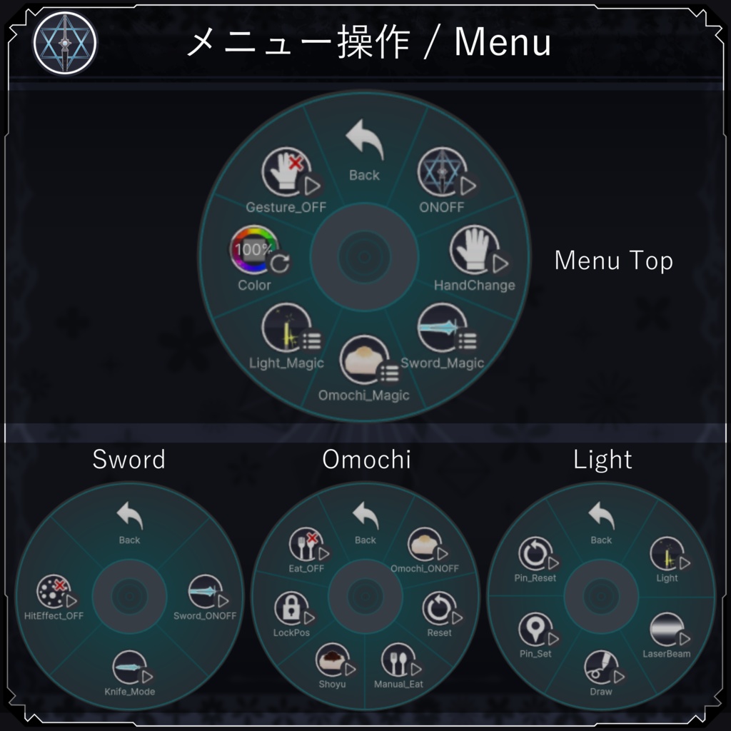 【無料配布中+MA対応】万能杖/MM-Wand V1.0(VRC用小道具/ギミック/便利)