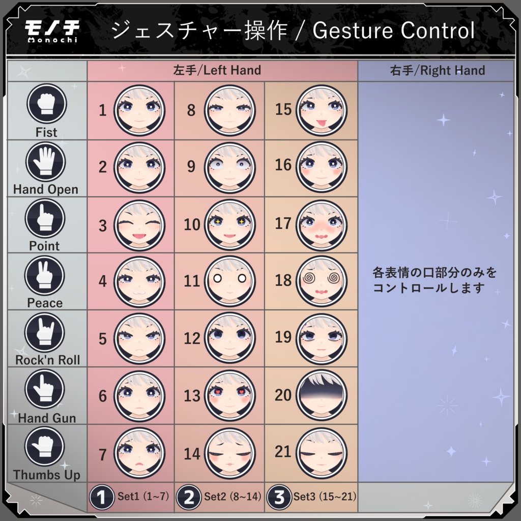 【4/25~】 モノチ Monochi 【オリジナル3Dモデル】 #Monochi3D