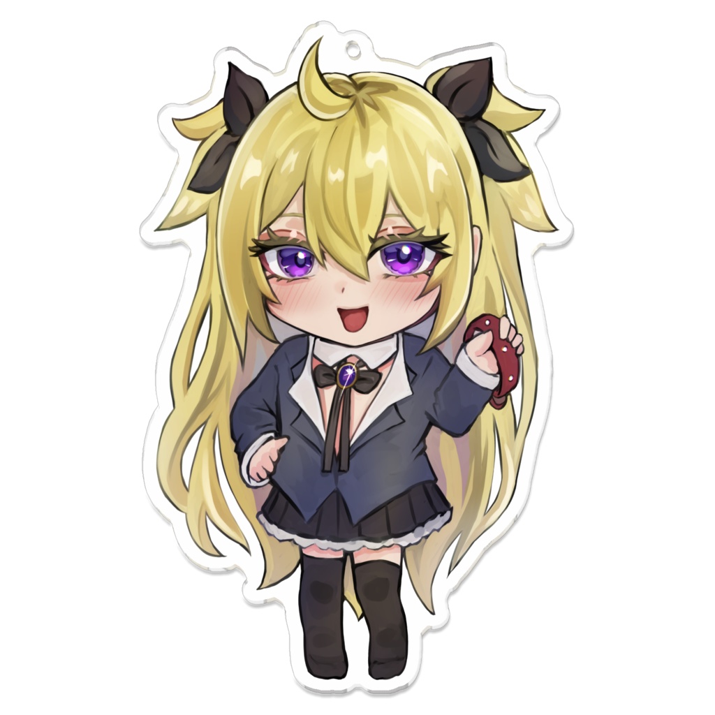 みに永朝詩歌_Ver首輪【50/70/100mm/サイズを選べるアクキー】