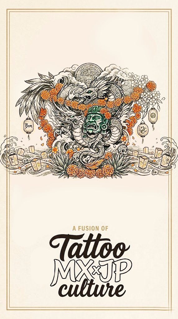 Tattoo MXxJP culture (Bundle of 5 tattoo designs for your back) image