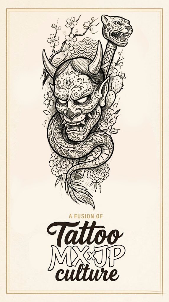 Tattoo MXxJP culture (Bundle of 5 tattoo designs for your back)