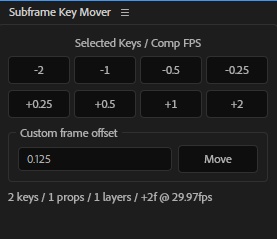 Subframe Key Mover【AEスクリプト／無料】